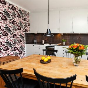 Wallpaper and popcorn kitchen wall removal