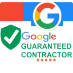 Google Guaranteed Contractor badge with five stars