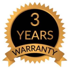 Gold 3 years warranty seal